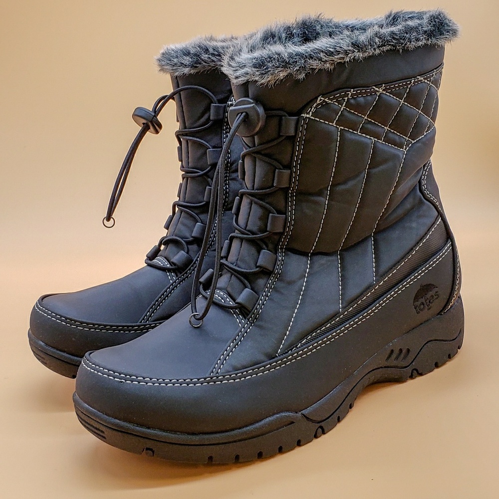 Totes Women winter black size 7.5